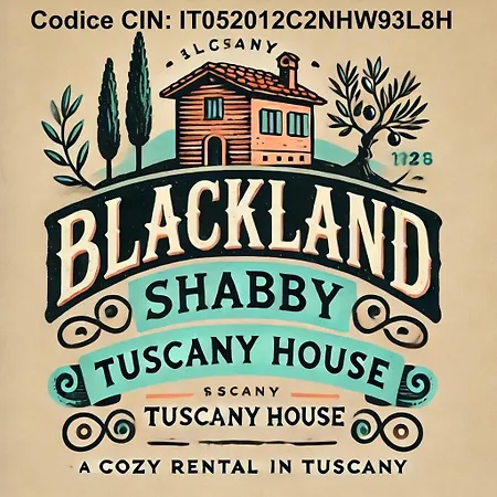 Blackland- Shabby Tuscany House Сasa de vacaciones *